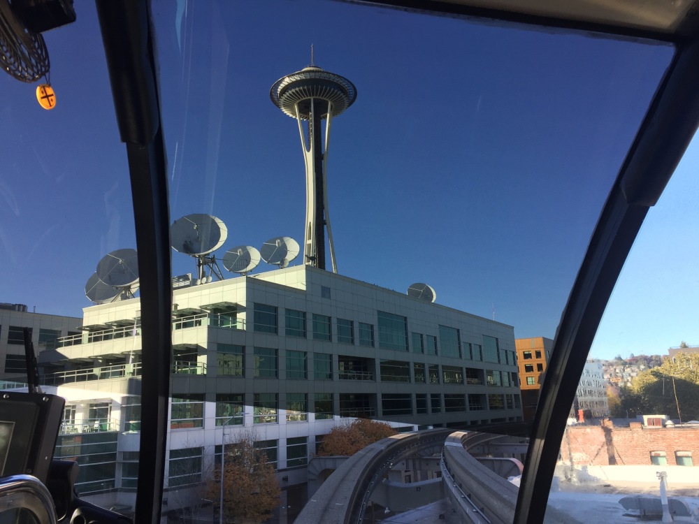 Space Needle from the Monorail